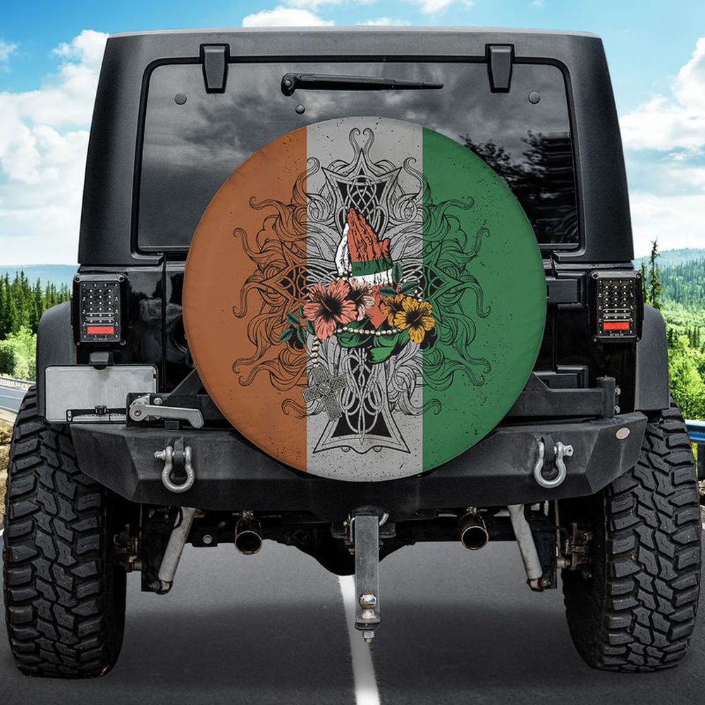 St Patricks Day Tire Cover Ireland Christ Tire Cover Irish Celtic Wrap Hibiscus Flower Cover Car Decoration 1 wzdgby.jpg St Patricks Day Tire Cover Ireland Christ Tire Cover Irish Celtic Wrap Hibiscus Flower Cover Car Decoration 1 wzdgby.jpg