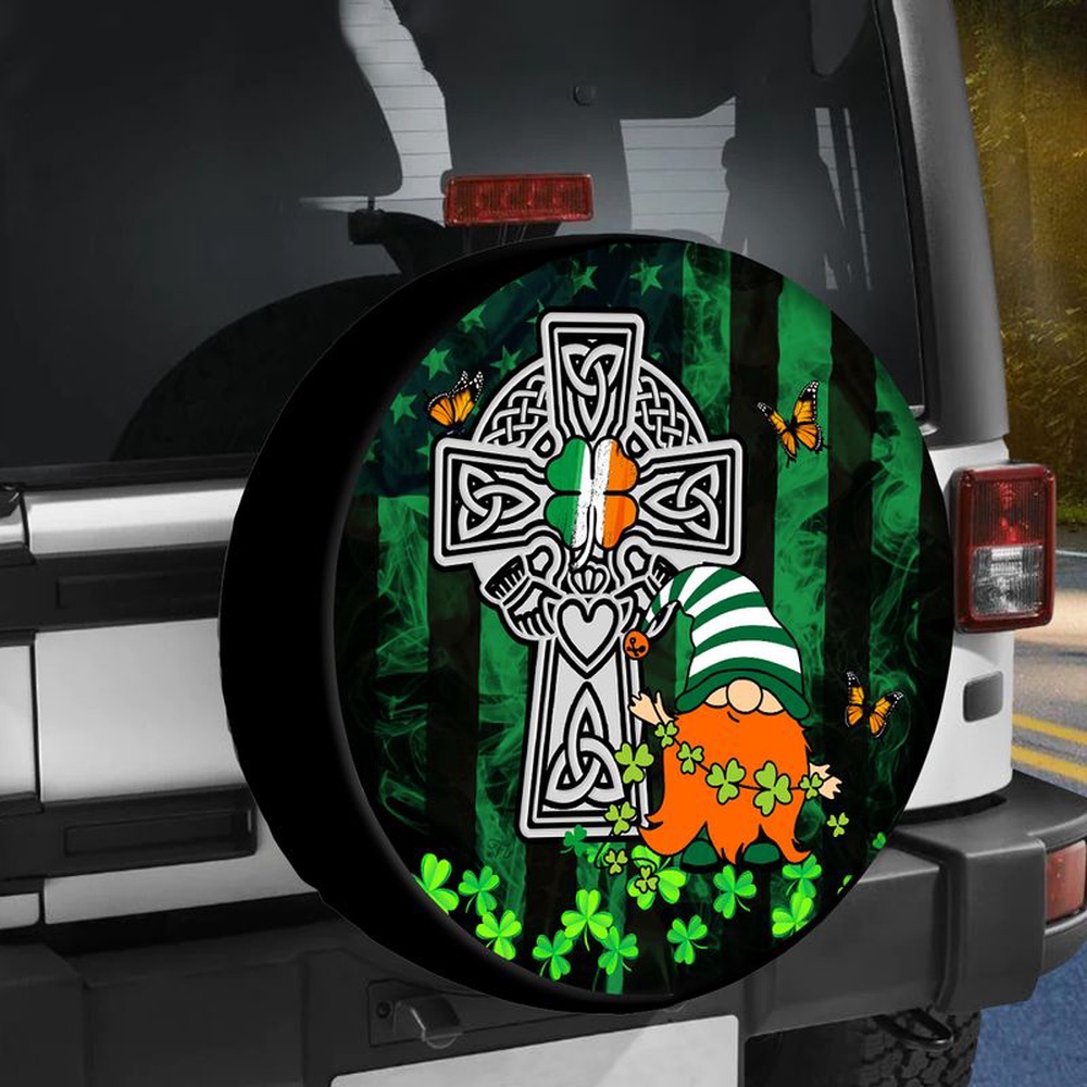 St Patricks Day Tire Cover Irish St Patricks Day Gnome Celtic Cross Shamrock American Flag Spare Tire Cover Car Accessories 1 d1509x.jpg St Patricks Day Tire Cover Irish St Patricks Day Gnome Celtic Cross Shamrock American Flag Spare Tire Cover Car Accessories 1 d1509x.jpg