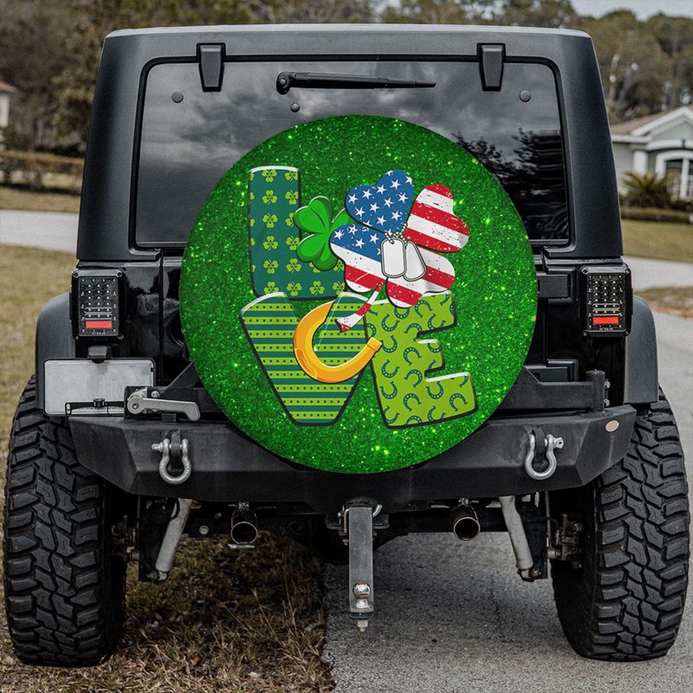 St Patricks Day Tire Cover Love Saint Patrick Day Irish In My Vein Spare Tire Cover Universal Fits Tire Patty Day Gift 1 sqd6ql.jpg