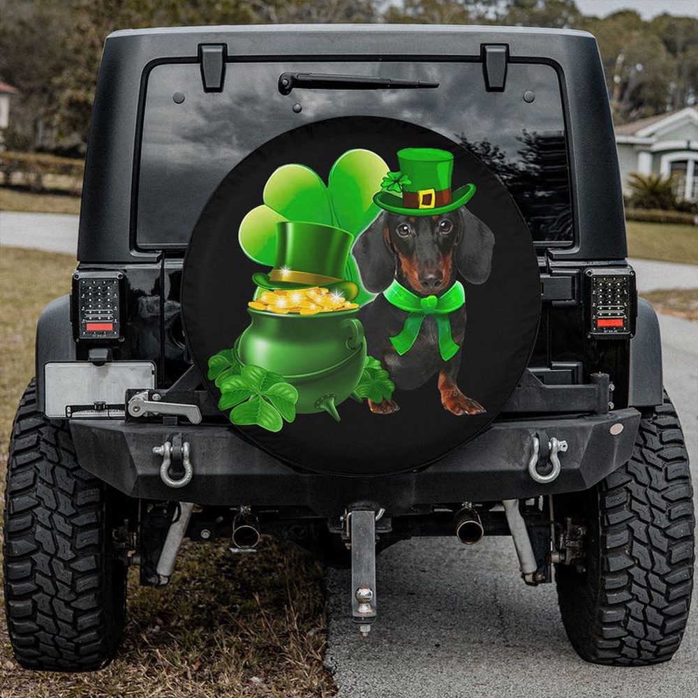 St Patricks Day Tire Cover St Patrick Day Dog Dachshund Cute Spare Tire Cover Women Dog Lover St Patricks Day Irish Gift Idea 1 klbur2.jpg St Patricks Day Tire Cover St Patrick Day Dog Dachshund Cute Spare Tire Cover Women Dog Lover St Patricks Day Irish Gift Idea 1 klbur2.jpg