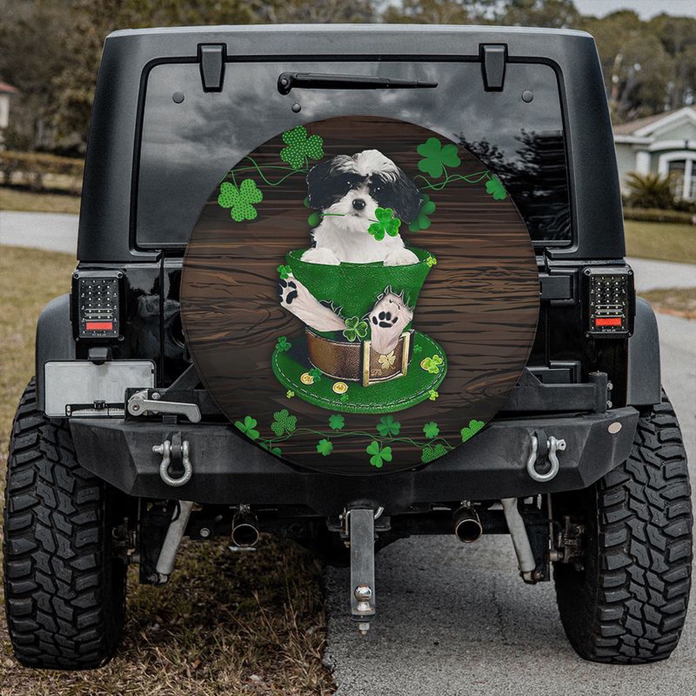St Patricks Day Tire Cover St Patrick s Day Leprechaun Havanese Dog Shamrock Irish Spare Tire Cover Dog Lover Gift 1 w1bqa5.jpg St Patricks Day Tire Cover St Patrick s Day Leprechaun Havanese Dog Shamrock Irish Spare Tire Cover Dog Lover Gift 1 w1bqa5.jpg