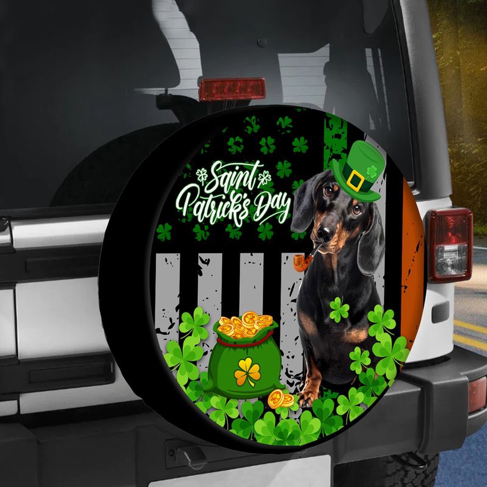 St Patricks Day Tire Cover St Patrick s Day Spare Tire Cover Dachshund Dog Tire Cover Dog Lover Tire Wrap Car Decoration 1 hr35tx.jpg St Patricks Day Tire Cover St Patrick s Day Spare Tire Cover Dachshund Dog Tire Cover Dog Lover Tire Wrap Car Decoration 1 hr35tx.jpg