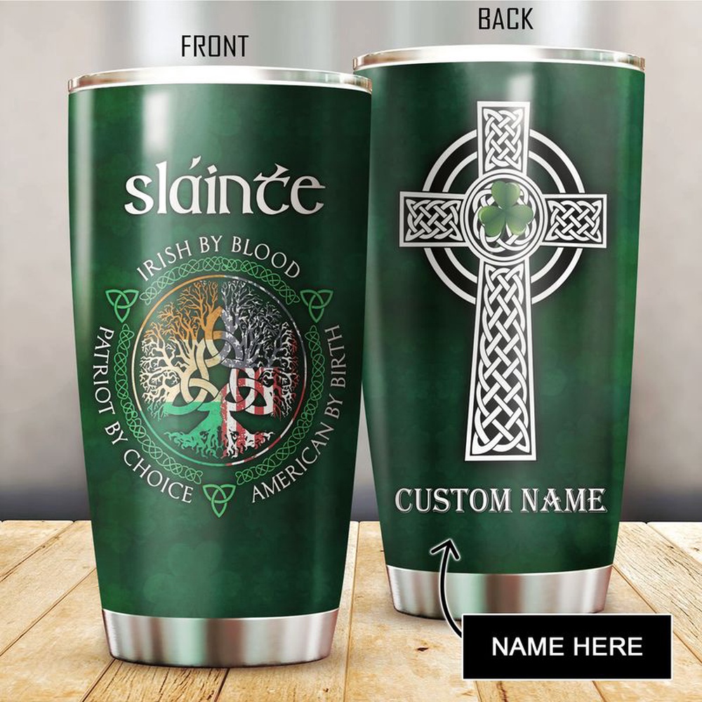 St Patricks Day Tumbler Custom Name Irish Saint Patricks Day Travel Mug Irish By Blood Stainless Steel Tumbler 1 jsobbr.jpg St Patricks Day Tumbler Custom Name Irish Saint Patricks Day Travel Mug Irish By Blood Stainless Steel Tumbler 1 jsobbr.jpg