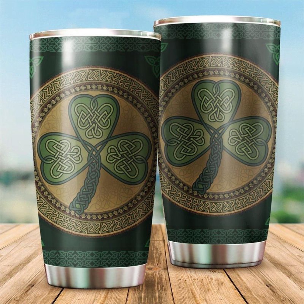 St Patricks Day Tumbler Irish Celtic Shamrock Saint Patricks Day Celtic Knot Symbol Shamrock Ireland Stainless Steel Tumbler 1 dytpl0.jpg St Patricks Day Tumbler Irish Celtic Shamrock Saint Patricks Day Celtic Knot Symbol Shamrock Ireland Stainless Steel Tumbler 1 dytpl0.jpg