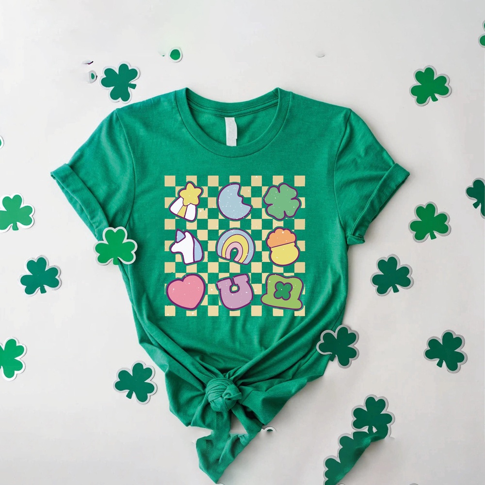 Lucky Charm Shirt Womens St Patrick s Day Shirt Flour Leaf Clover Shamrock Rainbow Tee St Patty s Day Gift 1 liwhh6.jpg Lucky Charm Shirt Womens St Patrick s Day Shirt Flour Leaf Clover Shamrock Rainbow Tee St Patty s Day Gift 1 liwhh6.jpg