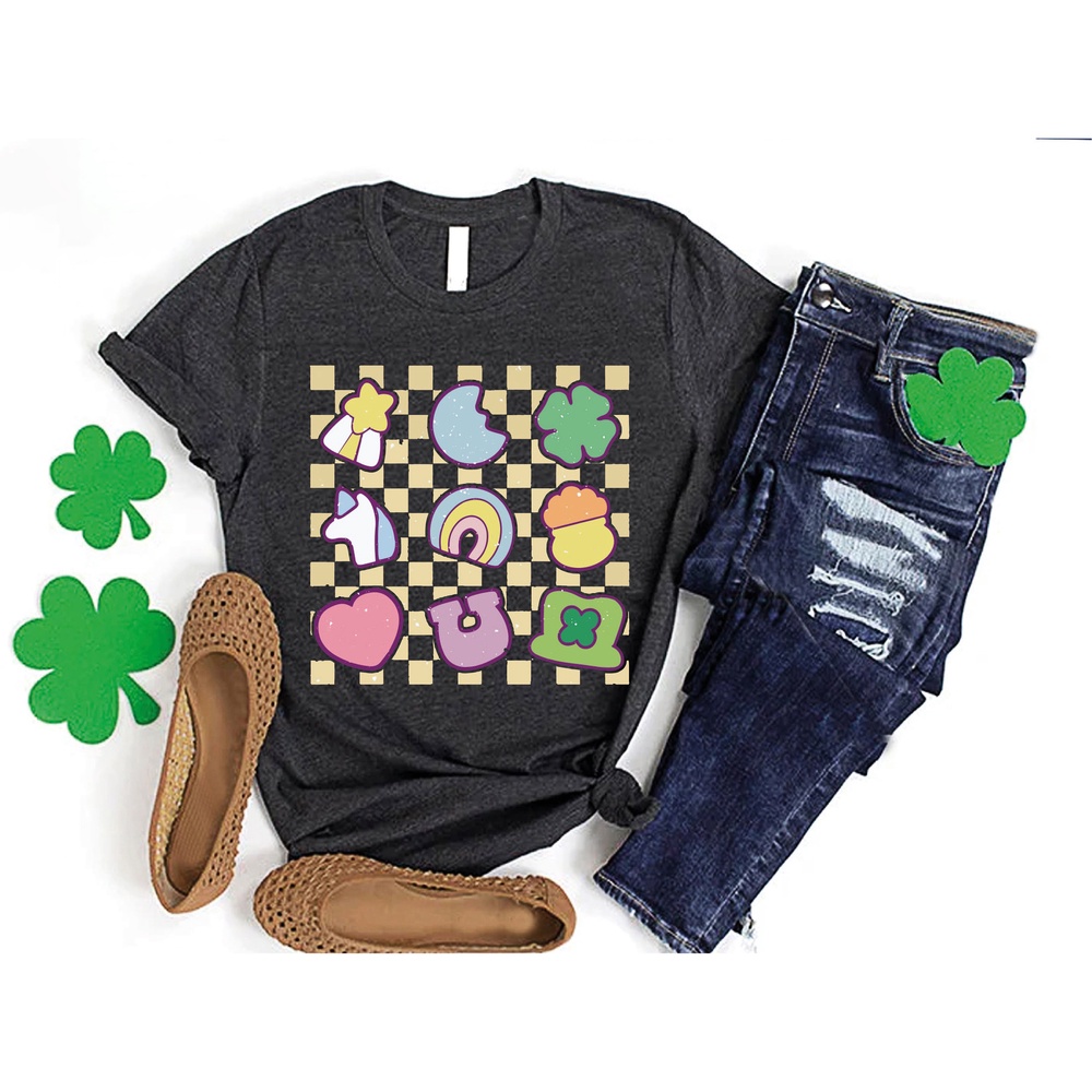 Lucky Charm Shirt Womens St Patrick s Day Shirt Flour Leaf Clover Shamrock Rainbow Tee St Patty s Day Gift 2 entzbm.jpg Lucky Charm Shirt Womens St Patrick s Day Shirt Flour Leaf Clover Shamrock Rainbow Tee St Patty s Day Gift 2 entzbm.jpg