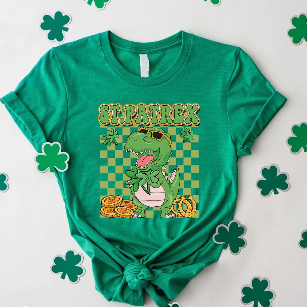 St. Patrick s Day Shirt Kids Boys St Patrex Tshirt St. Patricks Day Dinosaur Tee Funny St. Patrex Day Shirt 2 mgqyl8.jpg