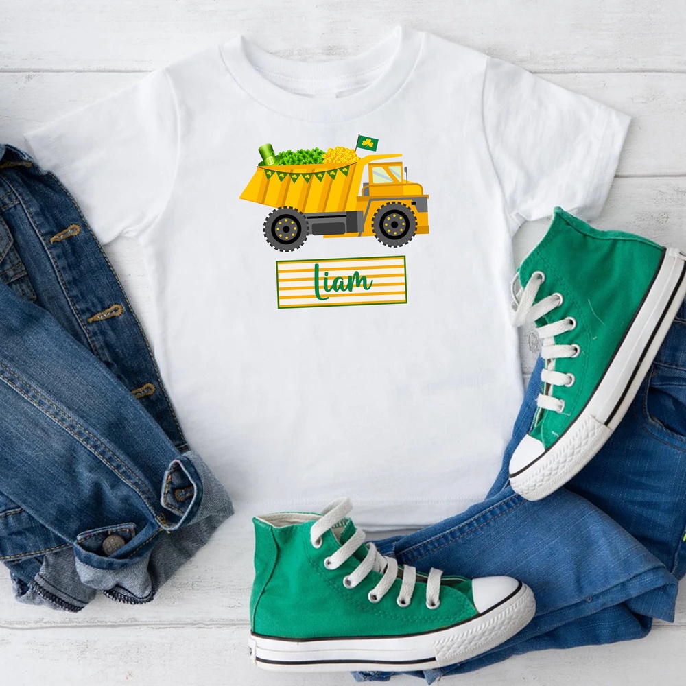 St Patrick Toddler Tee Boys St Patricks Day Shirt Personalized St.Patricks Day Gift Patrick Dump Truck Shirt Irish Boy Outfit 1 gabwgv.jpg St Patrick Toddler Tee Boys St Patricks Day Shirt Personalized St.Patricks Day Gift Patrick Dump Truck Shirt Irish Boy Outfit 1 gabwgv.jpg