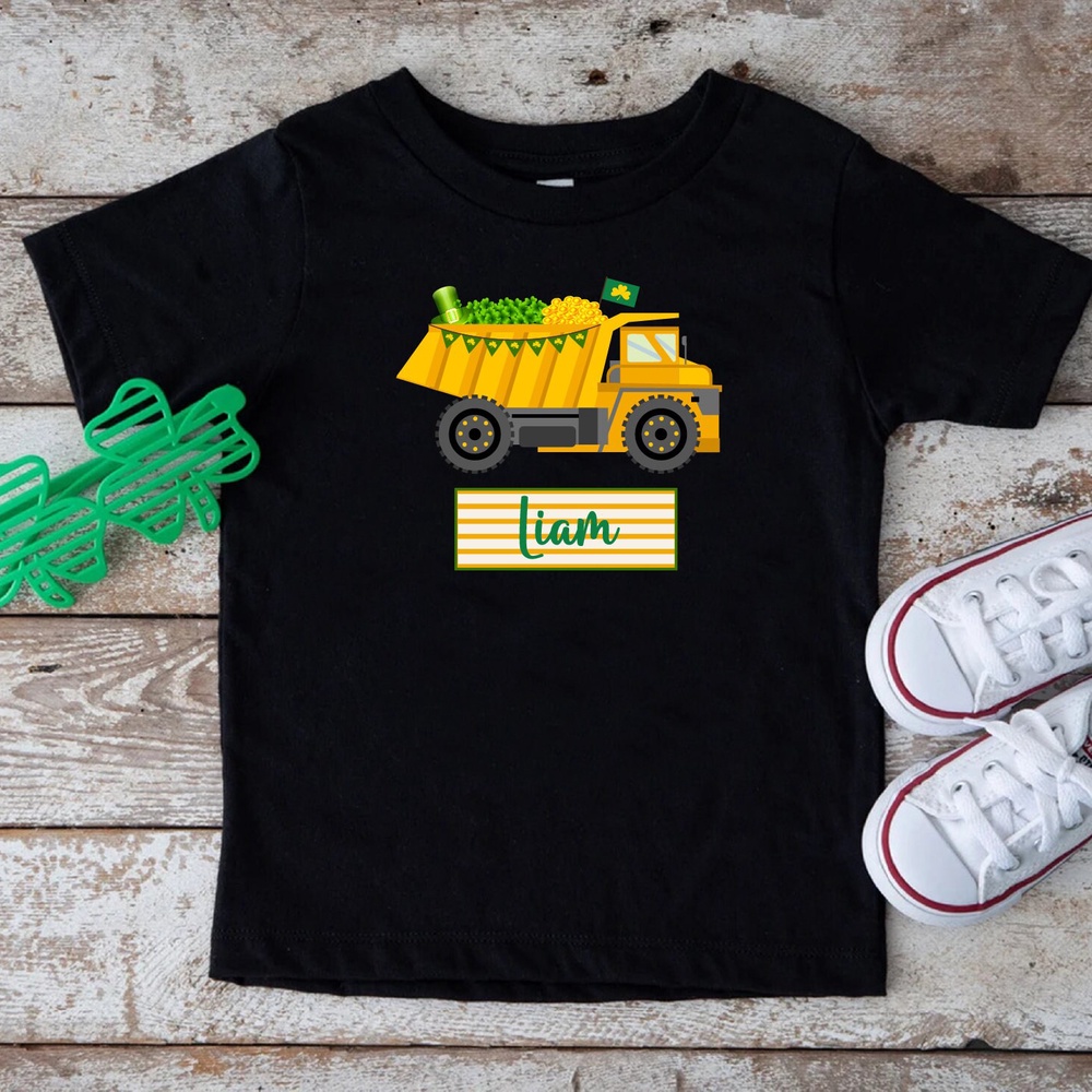 St Patrick Toddler Tee Boys St Patricks Day Shirt Personalized St.Patricks Day Gift Patrick Dump Truck Shirt Irish Boy Outfit 2 ryohe7.jpg St Patrick Toddler Tee Boys St Patricks Day Shirt Personalized St.Patricks Day Gift Patrick Dump Truck Shirt Irish Boy Outfit 2 ryohe7.jpg