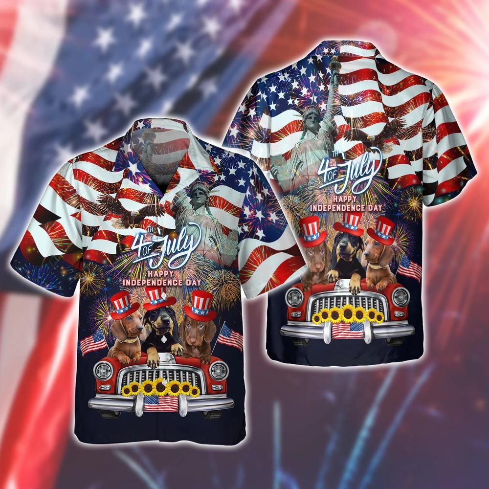 4th Of July Hawaiian Shirt 4Th July Celebration Dachshund 3D Hawaiian Shirt Unique Print Hawaiian Fourth Of July Shirt 1 vct2v8.jpg 4th Of July Hawaiian Shirt 4Th July Celebration Dachshund 3D Hawaiian Shirt Unique Print Hawaiian Fourth Of July Shirt 1 vct2v8.jpg