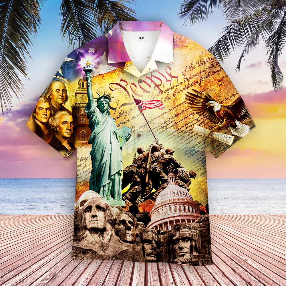 4th Of July Hawaiian Shirt 4Th Of July God Bless America Hawaiian Shirt Hawaiian Fourth Of July Shirt 1 qztjos.jpg