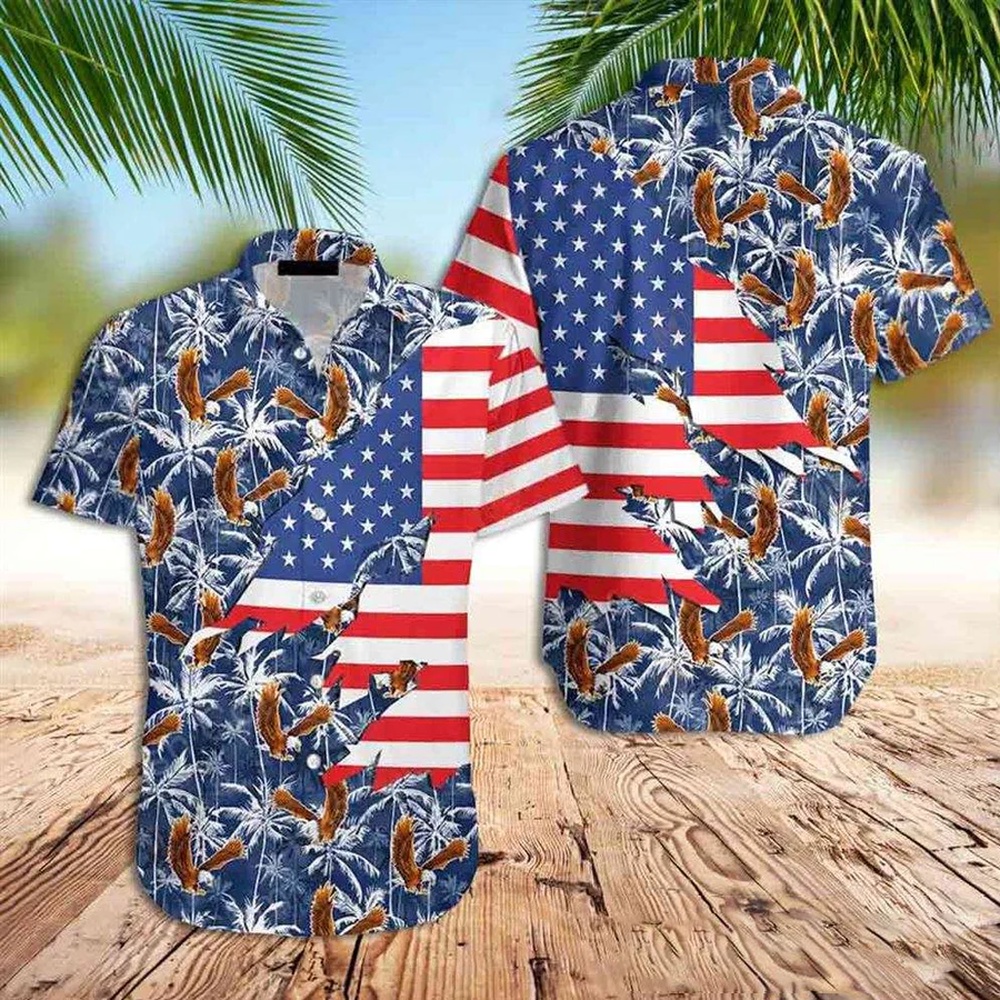 4th Of July Hawaiian Shirt American Eagle Hawaiian Shirt Amazing American Palm Tree Independence Day Shirt Hawaiian Fourth Of July Shirt 1 bsaocu.jpg