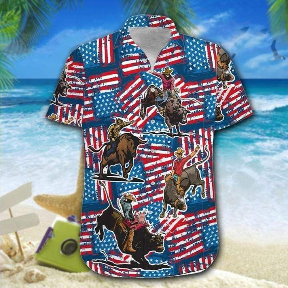 4th Of July Hawaiian Shirt Bull Riding American Flag 4Th Of July Hawaiian Shirt Hawaiian Fourth Of July Shirt 1 h3ssgx.jpg