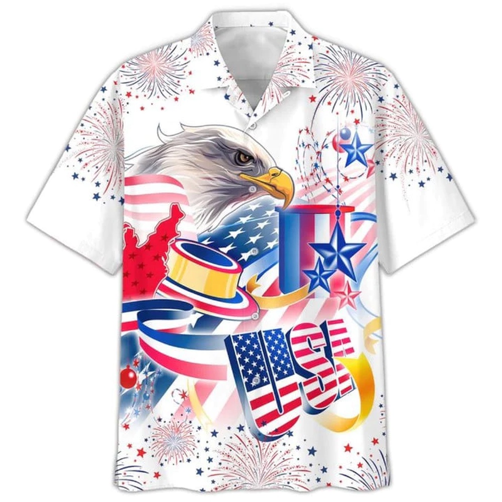 4th Of July Hawaiian Shirt Cool Hawaiian Shirt With Usa Eagle Independence s Day Aloha Short Sleeve Hawaii Shirt For 4Th Of July 1 luuoww.jpg 4th Of July Hawaiian Shirt Cool Hawaiian Shirt With Usa Eagle Independence s Day Aloha Short Sleeve Hawaii Shirt For 4Th Of July 1 luuoww.jpg