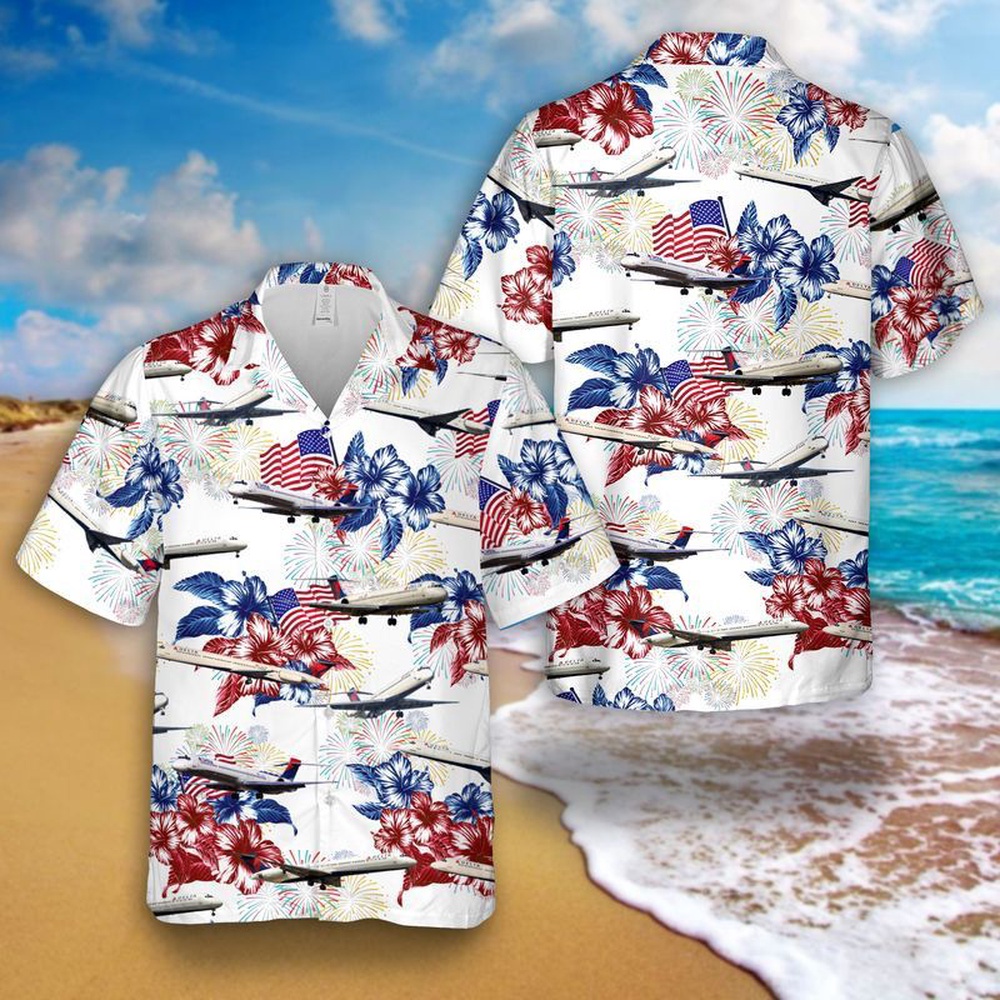 4th Of July Hawaiian Shirt Delta Airlines Md 88 4Th Of July Hawaiian Shirt Hawaiian Fourth Of July Shirt 1 bpsuho.jpg