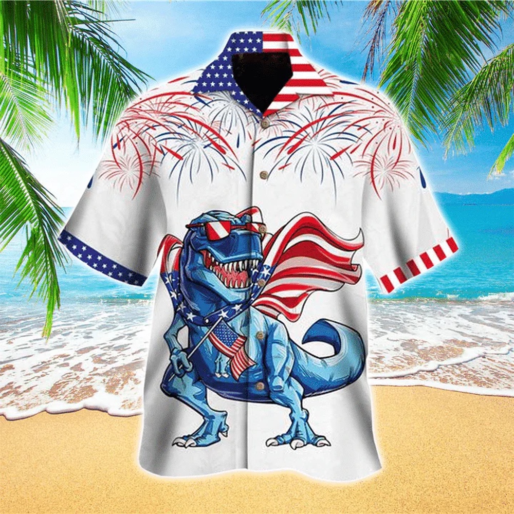 4th Of July Hawaiian Shirt Dinosaurs Celebrating Independence Day Hawaiian Shirt Hawaiian Fourth Of July Shirt 1 ob2zpe.jpg