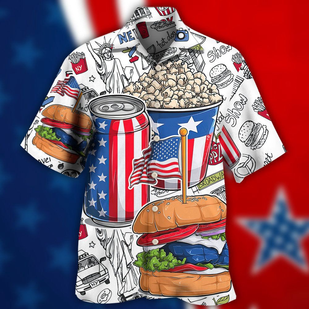 4th Of July Hawaiian Shirt Food Independence Day Hawaiian Shirt Hawaiian Fourth Of July Shirt 2 g3bof6.jpg