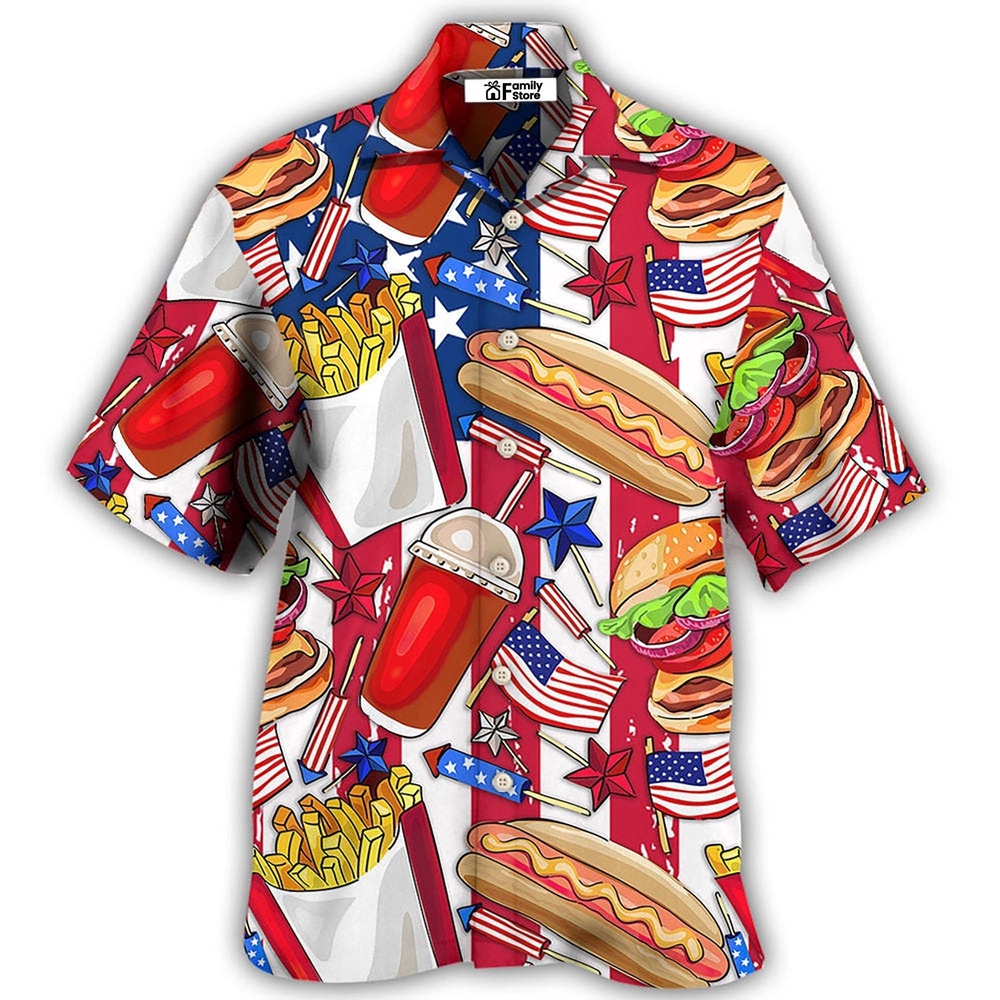 4th Of July Hawaiian Shirt Food Independence Day Star America Hawaiian Shirt Hawaiian Fourth Of July Shirt 1 zdbi5h.jpg