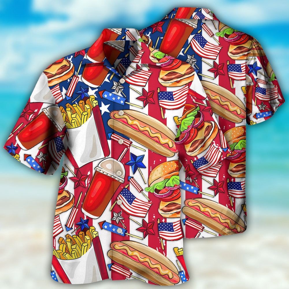 4th Of July Hawaiian Shirt Food Independence Day Star America Hawaiian Shirt Hawaiian Fourth Of July Shirt 3 y1cqvo.jpg