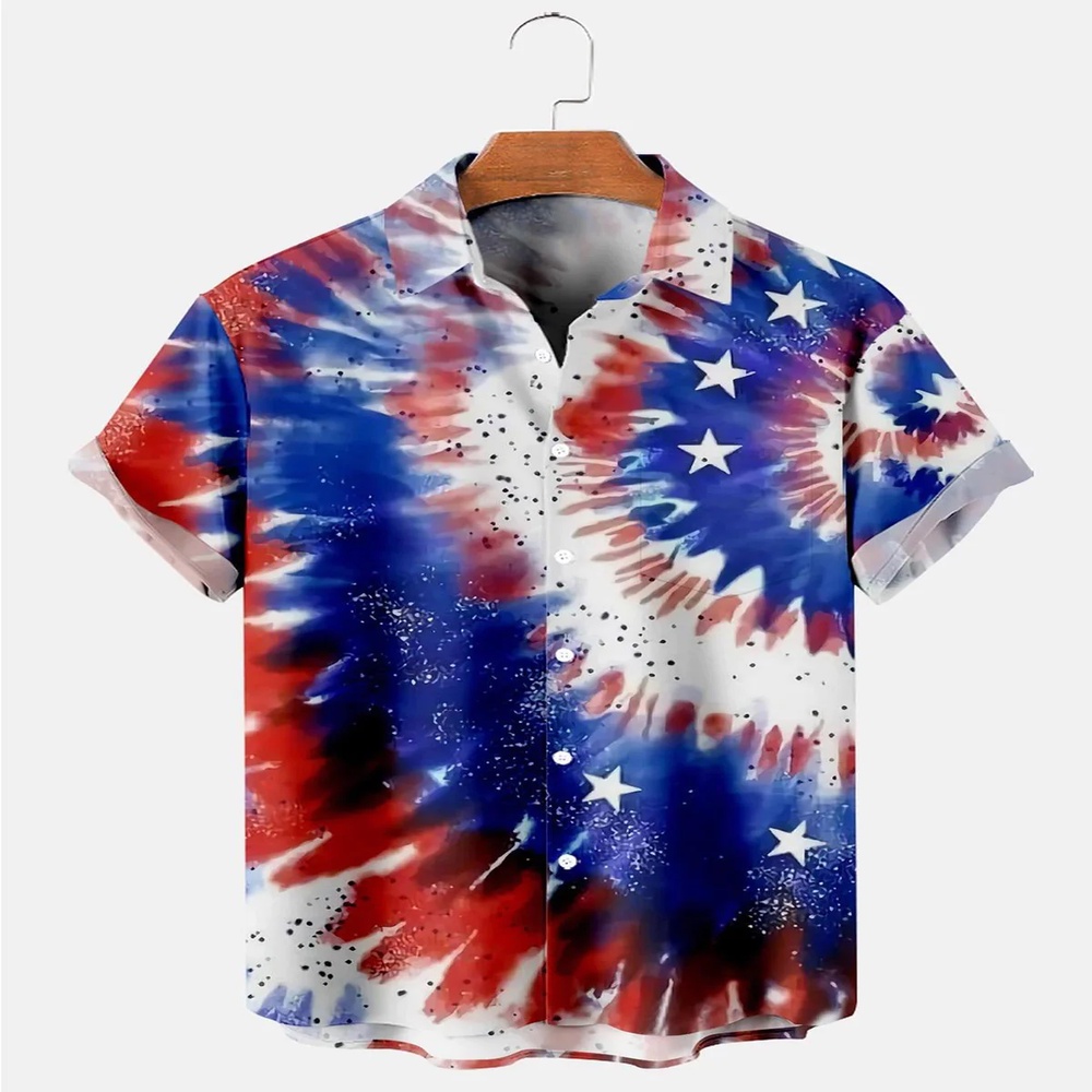4th Of July Hawaiian Shirt Hawaiian American Flag Gradient Star Print Men s Hawaiian Shirt Independence Day Hawaiian Shirt Hawaiian Fourth Of July Shirt 1 qpa2lk.jpg 4th Of July Hawaiian Shirt Hawaiian American Flag Gradient Star Print Men s Hawaiian Shirt Independence Day Hawaiian Shirt Hawaiian Fourth Of July Shirt 1 qpa2lk.jpg