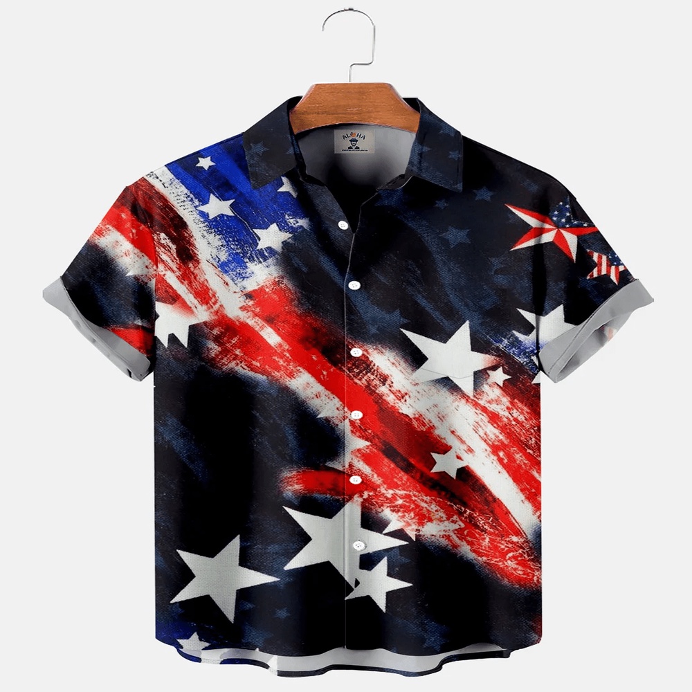 4th Of July Hawaiian Shirt Men s American Flag Star Print Short Sleeve Hawaiian Shirt Hawaiian Shirt Hawaiian Fourth Of July Shirt 1 urckqa.jpg 4th Of July Hawaiian Shirt Men s American Flag Star Print Short Sleeve Hawaiian Shirt Hawaiian Shirt Hawaiian Fourth Of July Shirt 1 urckqa.jpg