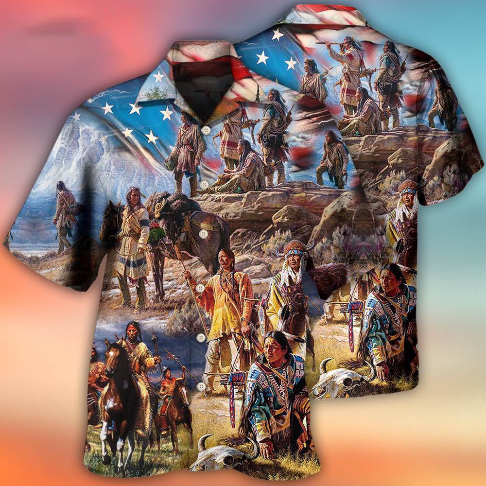 4th Of July Hawaiian Shirt Native American Independence Day American Flag Hawaiian Shirt Hawaiian Fourth Of July Shirt 1 dxzmaz.jpg