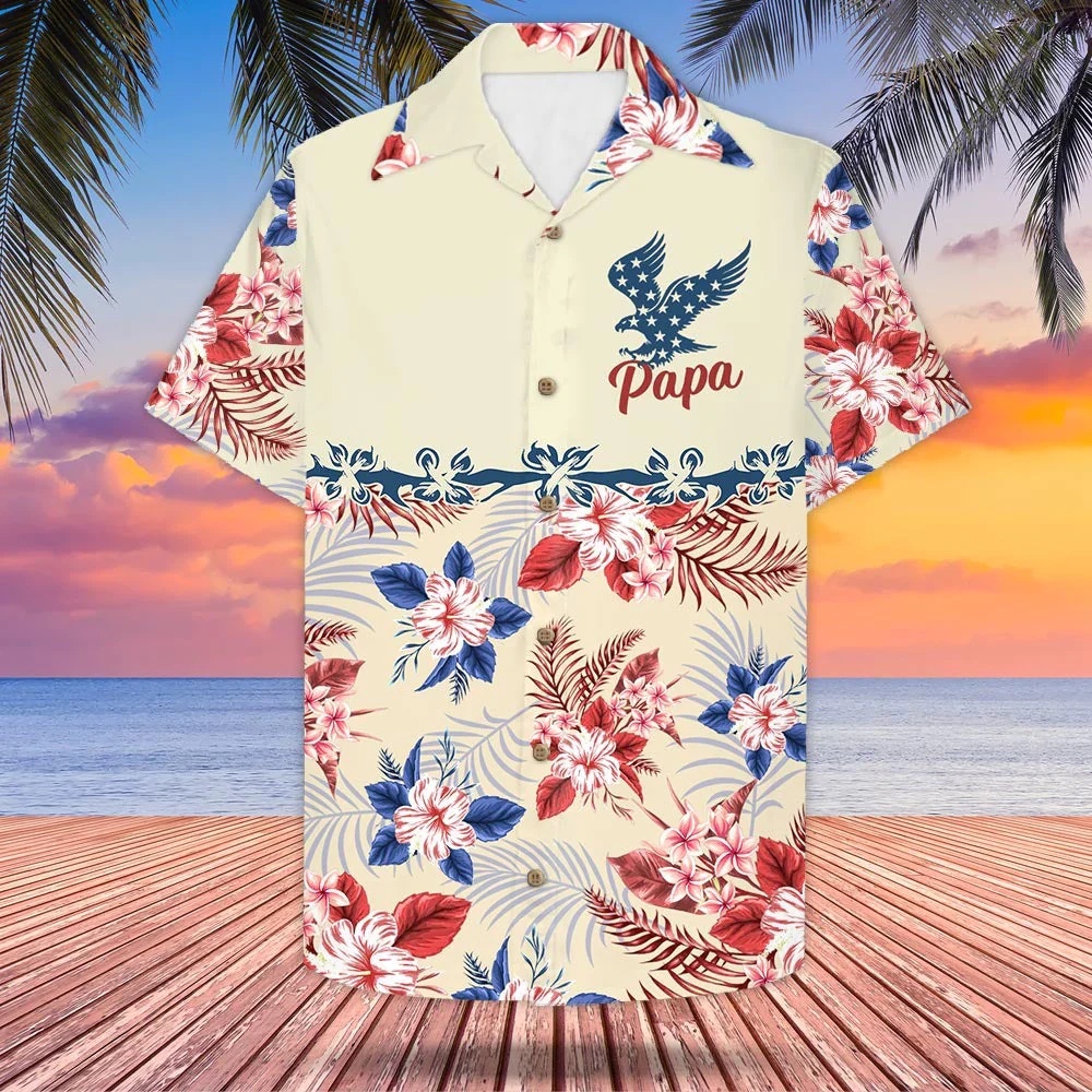4th Of July Hawaiian Shirt Personalized Papa American Eagle Flag Tropical Pattern Hawaiian Shirt Hawaiian Fourth Of July Shirt 1 kjxsp3.jpg 4th Of July Hawaiian Shirt Personalized Papa American Eagle Flag Tropical Pattern Hawaiian Shirt Hawaiian Fourth Of July Shirt 1 kjxsp3.jpg