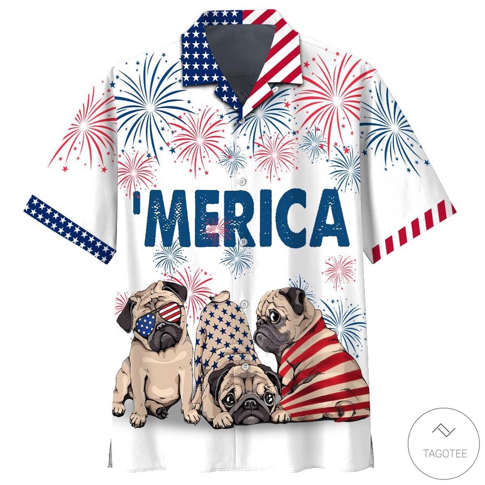 4th Of July Hawaiian Shirt Pug Beers Freedom Celebrating Independence Day Hawaiian Shirt Joy Hawaiian Fourth Of July Shirt 1 dz7ipq.jpg