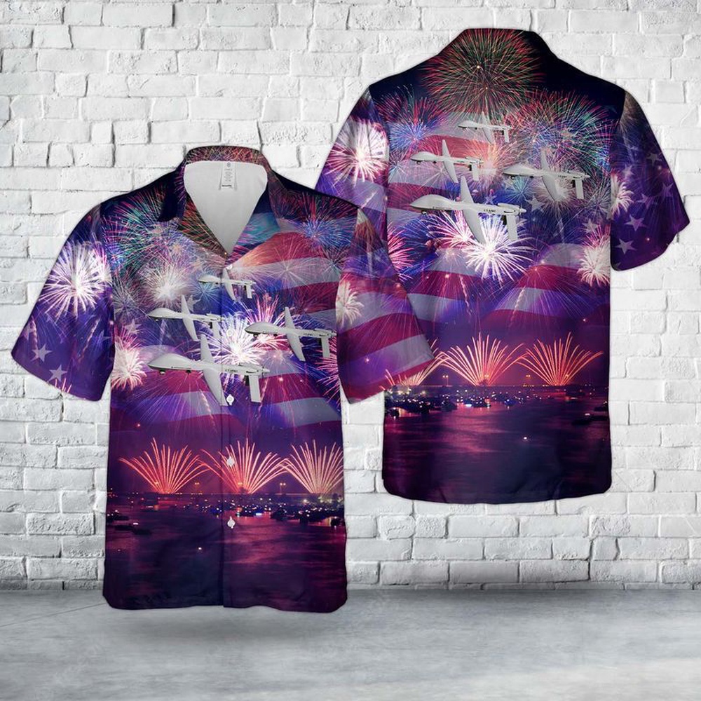 4th Of July Hawaiian Shirt Us Army General Atomics Mq 1C Gray Eagle Hawaiian Shirt Hawaiian Fourth Of July Shirt 1 kbquoz.jpg