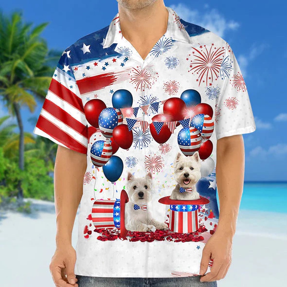 4th Of July Hawaiian Shirt West Highland White Terrier Independence Day Hawaiian Shirt Hawaiian Shirt Hawaiian Fourth Of July Shirt 1 pwj6ln.jpg
