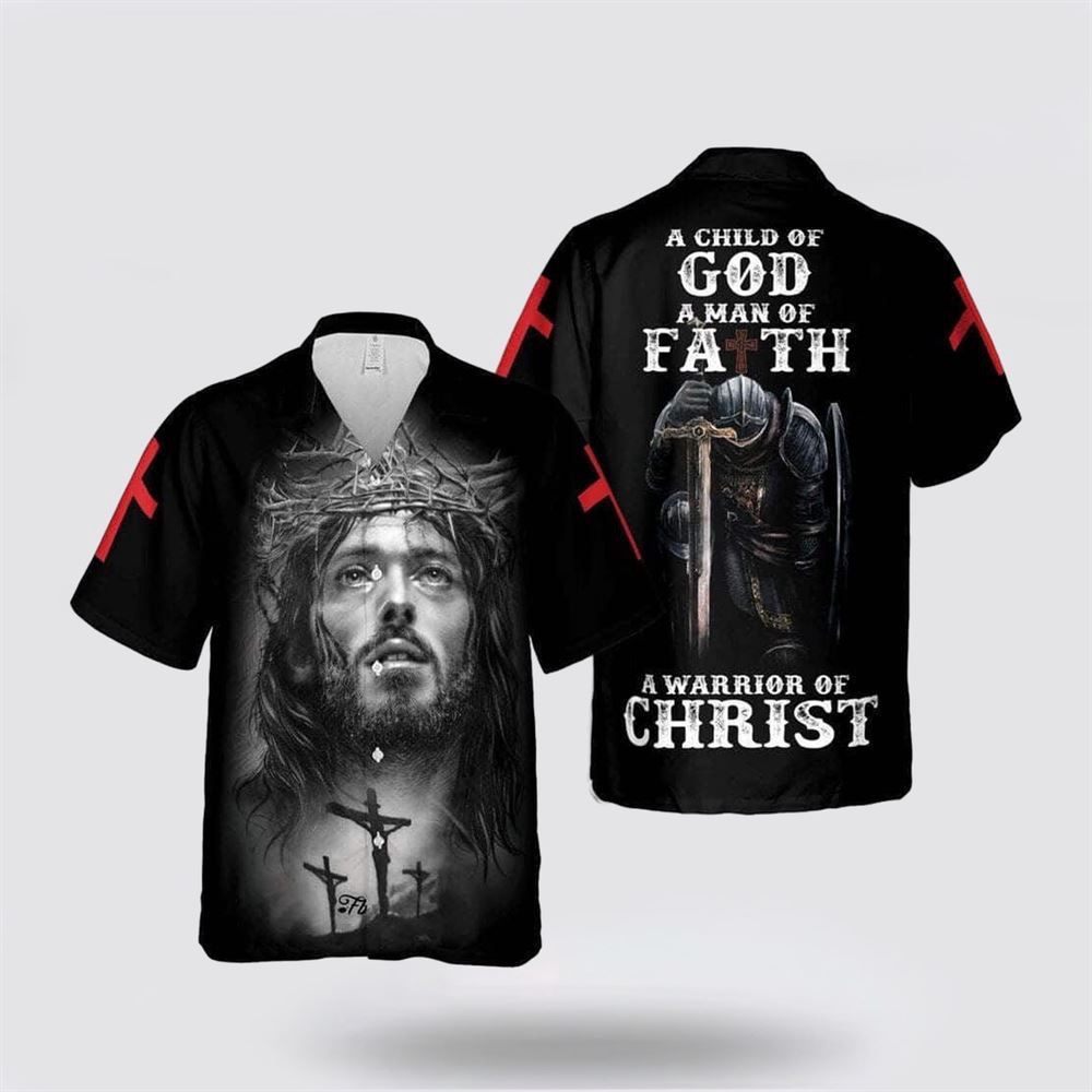 A Child Of God A Man Of Faith Religious Hawaiian Shirt Christian Hawaiian Shirt Religious Aloha Shirt 2 epgdpt.jpg