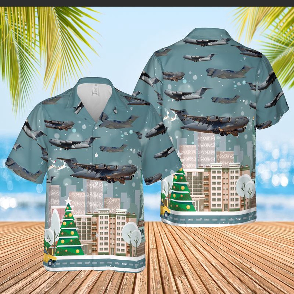 Air Force Hawaiian Shirt C 17 Globemaster III New York Air National Guard Christmas Hawaiian Shirt Veteran Hawaiian Shirt 1 de9jav.jpg Air Force Hawaiian Shirt C 17 Globemaster III New York Air National Guard Christmas Hawaiian Shirt Veteran Hawaiian Shirt 1 de9jav.jpg