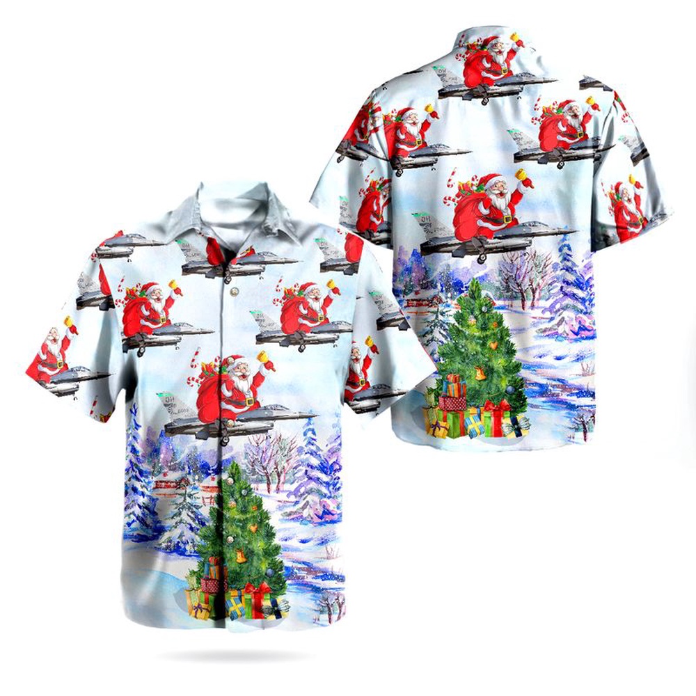 Air Force Hawaiian Shirt Santa Claus Ohio Air National Guard 121st Air Refueling Wing Boeing KC 135R Stratotanker Hawaiian Shirt Veteran Hawaiian Shirt 1 uujcez.jpg