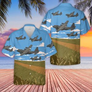 Air Force Hawaiian Shirt, USAF 182nd…
