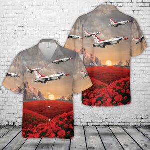 Air Force Hawaiian Shirt, USAF Demonstration…