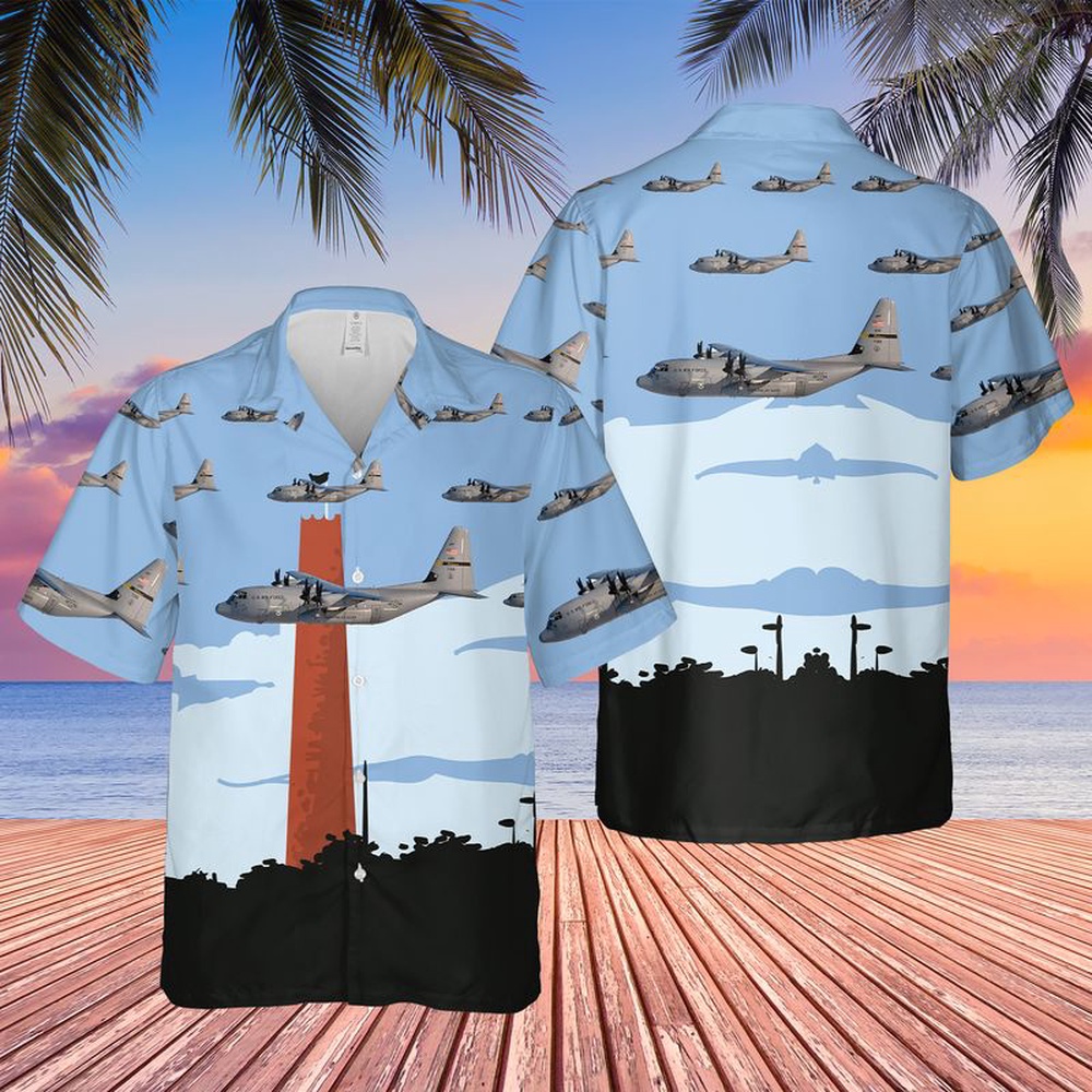 Air Force Hawaiian Shirt USAF Maryland Air National Guard 135th Airlift Squadron C 130J 97 1351 Hawaiian Shirt Veteran Hawaiian Shirt 1 afzuqj.jpg
