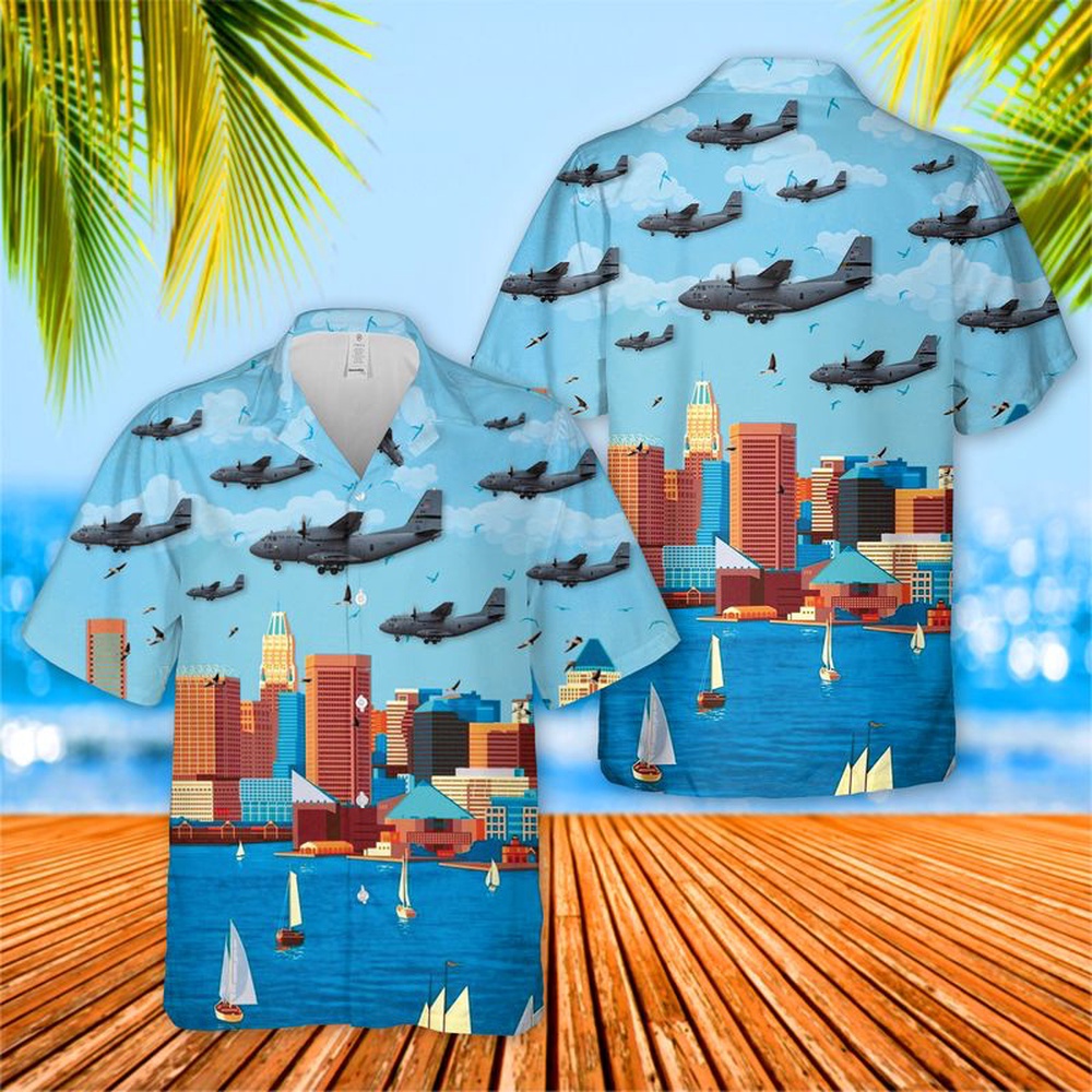 Air Force Hawaiian Shirt USAF Maryland Air National Guard 135th Airlift Squadron C 27J Spartan Hawaiian Shirt Veteran Hawaiian Shirt 1 mkqxaq.jpg
