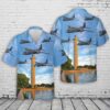 Air Force Hawaiian Shirt, USAF Ohio Air National Guard 164th Airlift Squadron, 179th Airlift Wing C-130H Hawaiian Shirt, Veteran Hawaiian Shirt