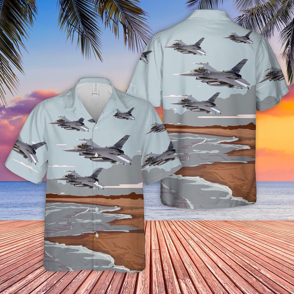 Air Force Hawaiian Shirt USAF South Carolina Air National Guard 169th Fighter Wing F 16 Hawaiian Shirt Veteran Hawaiian Shirt 1 qxwxep.jpg