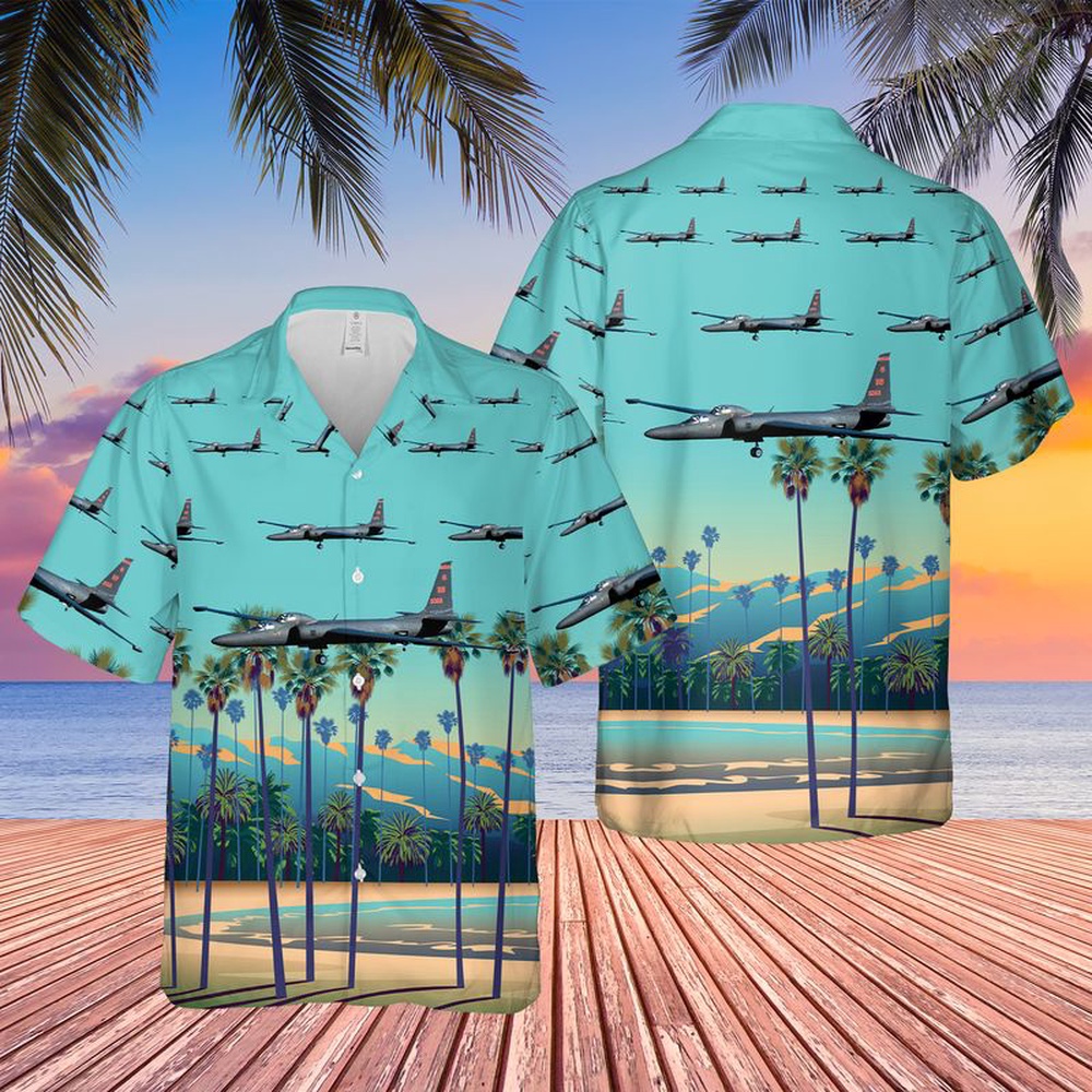 Air Force Hawaiian Shirt US Air Force 1st Reconnaissance Squadron Lockheed U 2S Hawaiian Shirt Veteran Hawaiian Shirt 1 fmpiev.jpg