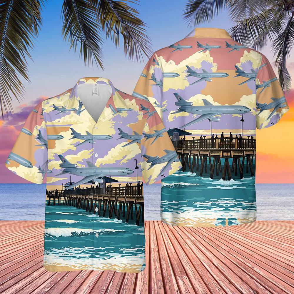 Air Force Hawaiian Shirt US Air Force 2nd Air Refueling Squadron KC 10 Extender Hawaiian Shirt Veteran Hawaiian Shirt 1 w6jouj.jpg