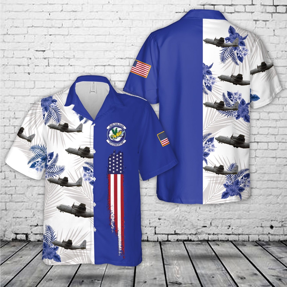 Air Force Hawaiian Shirt US Air Force 37th Airlift Squadron C 130J Super Hercules Hawaiian Shirt Veteran Hawaiian Shirt 1 c86ifr.jpg