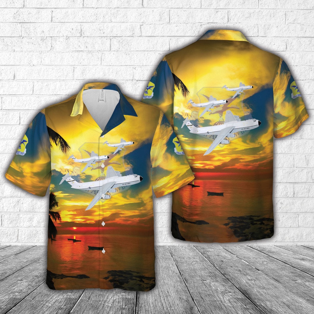Air Force Hawaiian Shirt US Air Force 436th MAW C 5A Galaxy Hawaiian Shirt Veteran Hawaiian Shirt 1 prczup.jpg