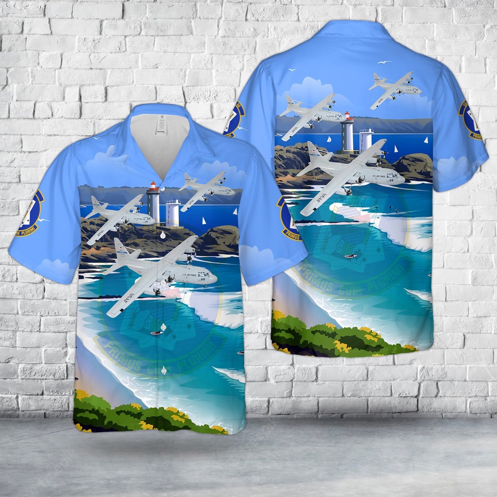 Air Force Hawaiian Shirt US Air Force 53rd Airlift Squadron Team Little Rock Lockheed Martin C 130E Hawaiian Shirt Veteran Hawaiian Shirt 1 ug8zgi.jpg