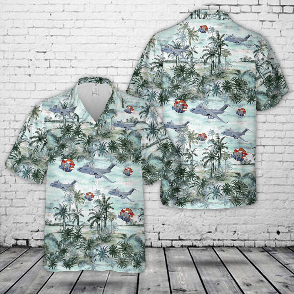 Air Force Hawaiian Shirt US Air Force 728th Airlift Squadron Flying Knights Boeing C 17 Globemaster III Hawaiian Shirt Veteran Hawaiian Shirt 1 vuz0gz.jpg