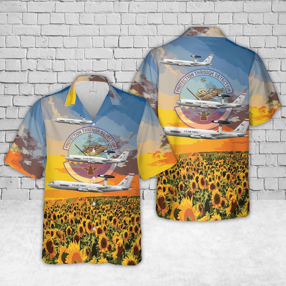 Air Force Hawaiian Shirt US Air Force 960th Airborne Air Control Squadron E 3B Sentry Hawaiian Shirt Veteran Hawaiian Shirt 1 jj48ja.jpg