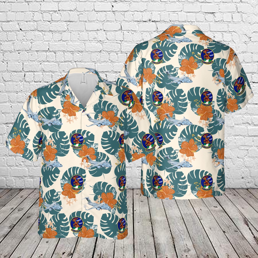 Air Force Hawaiian Shirt US Air Force 97th Airlift Squadron Fightin Roos McDonnell Douglas C 17 Globemaster III Hawaiian Shirt Veteran Hawaiian Shirt 1 s1h6jv.jpg