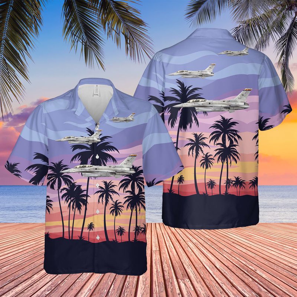 Air Force Hawaiian Shirt US Air Force Arizona Air National Guard 162d Fighter Wing 148th Fighter Squadron Block 20 F 16AB Fighting Falcon Hawaiian Shirt 1 p8npnm.jpg