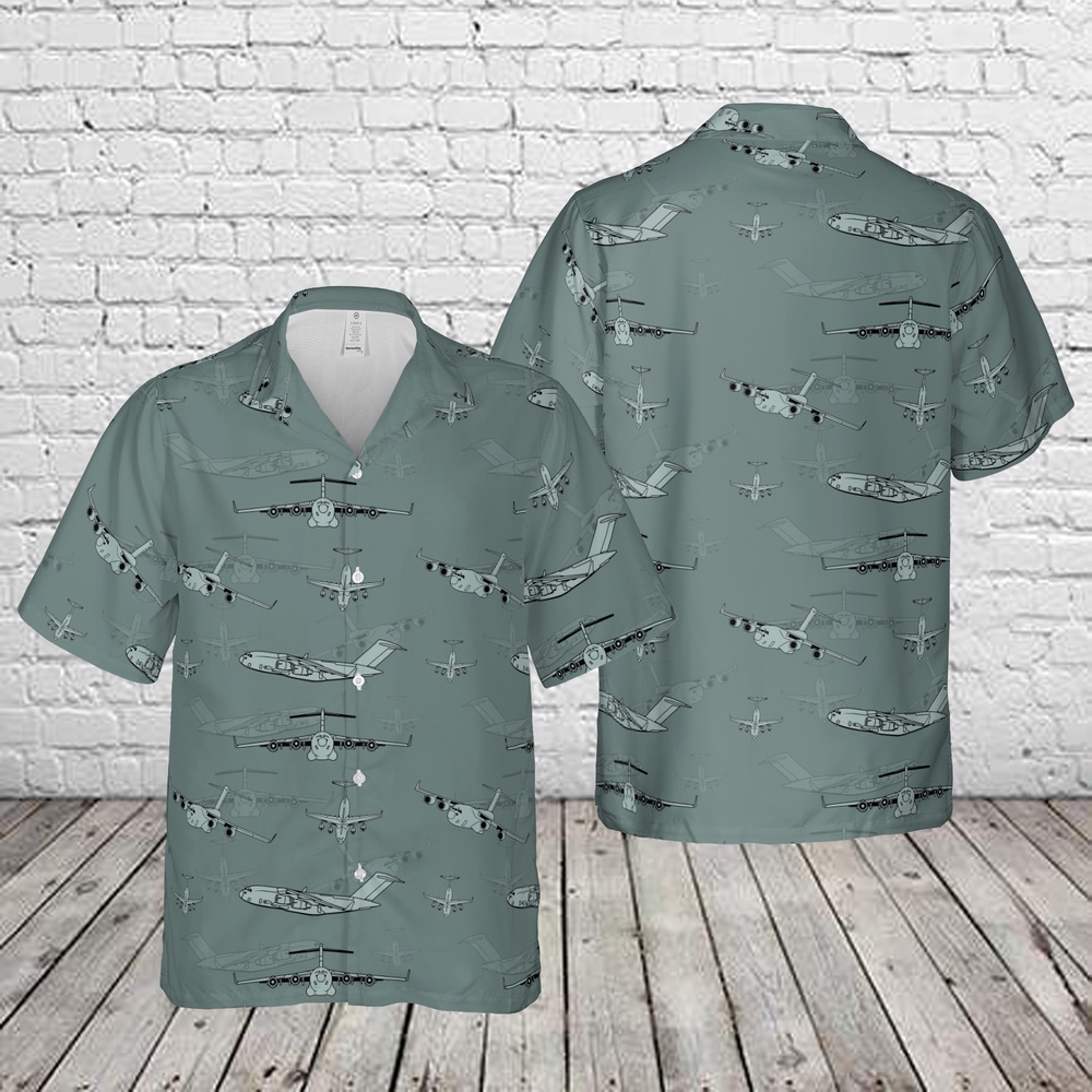 Air Force Hawaiian Shirt US Air Force Boeing C 17 Globemaster Silhouette Hawaiian Shirt Veteran Hawaiian Shirt 1 chzznl.jpg Air Force Hawaiian Shirt US Air Force Boeing C 17 Globemaster Silhouette Hawaiian Shirt Veteran Hawaiian Shirt 1 chzznl.jpg