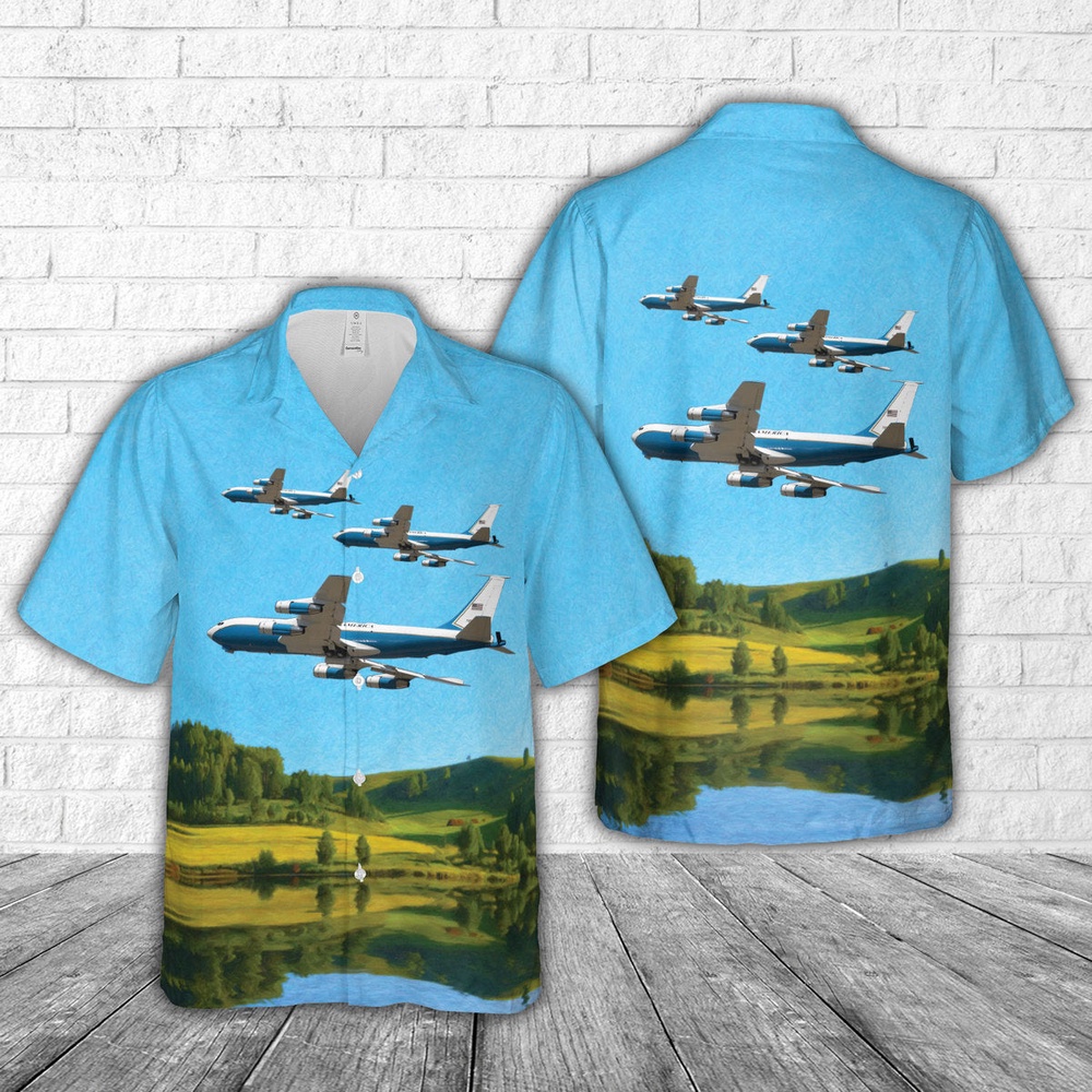 Air Force Hawaiian Shirt US Air Force Boeing KC 135E Stratotanker 717 148 Hawaiian Shirt Veteran Hawaiian Shirt 1 f6icut.jpg